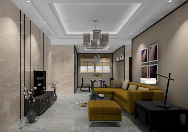 金艾陶家裝：佛山燈湖華府133㎡現代簡約裝修效果鑒賞