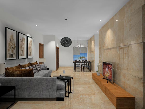 金艾陶家裝：佛山燈湖華府90㎡現(xiàn)代簡(jiǎn)約裝修效果鑒賞