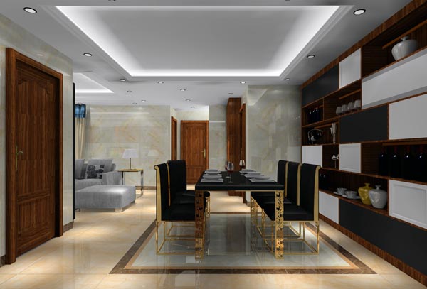  現(xiàn)代簡約風格的裝修設計是當下較為流行的一款設計風格。本單元的設計就是運用了簡約風，簡潔的線條，清新明快，而布局設計也講究實用、時尚、簡約大氣。置身于這樣一個空間，你會覺得你的生活環(huán)境輕松而寧靜，上班的勞累，在此得到了釋放！