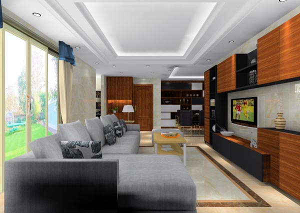 金艾陶家裝：井岡山和諧家園安置小區(qū)130㎡簡約風格裝修鑒賞