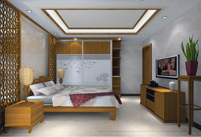 金艾陶家裝：井岡山和諧家園安置小區130㎡中式風格裝修鑒賞