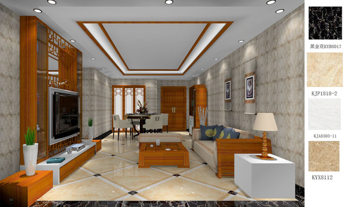 金艾陶家裝：成都中環(huán)豐錦98㎡的中式風(fēng)格裝修鑒賞